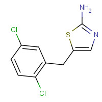 405921-35-9 5-[(2,5-dichlorophenyl)methyl]-1,3-thiazol-2-amine chemical structure