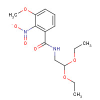 1616289-09-8 N-(2,2-diethoxyethyl)-3-methoxy-2-nitrobenzamide chemical structure