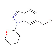 368426-64-6 6-(bromomethyl)-1-(oxan-2-yl)indazole chemical structure