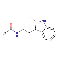 156997-99-8 N-[2-(2-bromo-1H-indol-3-yl)ethyl]acetamide chemical structure