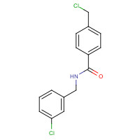 1098359-54-6 4-(chloromethyl)-N-[(3-chlorophenyl)methyl]benzamide chemical structure