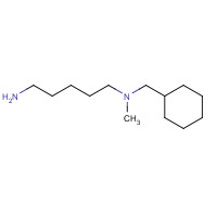 147460-89-7 N'-(cyclohexylmethyl)-N'-methylpentane-1,5-diamine chemical structure