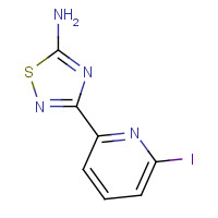 1179361-72-8 3-(6-iodopyridin-2-yl)-1,2,4-thiadiazol-5-amine chemical structure