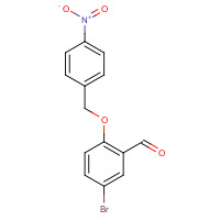 92161-14-3 5-bromo-2-[(4-nitrophenyl)methoxy]benzaldehyde chemical structure