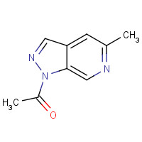 76006-01-4 1-(5-methylpyrazolo[3,4-c]pyridin-1-yl)ethanone chemical structure