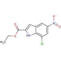 1352899-64-9 ethyl 7-chloro-5-nitro-1H-indole-2-carboxylate chemical structure