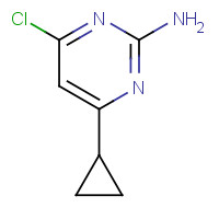 21573-09-1 4-chloro-6-cyclopropylpyrimidin-2-amine chemical structure