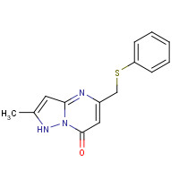 478078-05-6 2-methyl-5-(phenylsulfanylmethyl)-1H-pyrazolo[1,5-a]pyrimidin-7-one chemical structure
