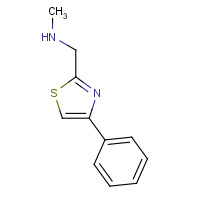 643726-07-2 N-methyl-1-(4-phenyl-1,3-thiazol-2-yl)methanamine chemical structure