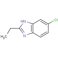 34569-15-8 6-chloro-2-ethyl-1H-benzimidazole chemical structure