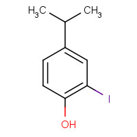 58456-88-5 2-iodo-4-propan-2-ylphenol chemical structure
