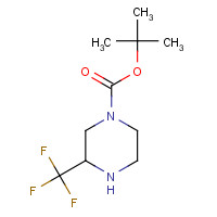 886779-69-7 tert-butyl 3-(trifluoromethyl)piperazine-1-carboxylate chemical structure