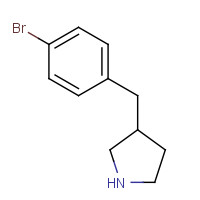 1158764-56-7 3-[(4-bromophenyl)methyl]pyrrolidine chemical structure