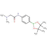 873306-31-1 2-(dimethylamino)-N-[4-(4,4,5,5-tetramethyl-1,3,2-dioxaborolan-2-yl)phenyl]acetamide chemical structure