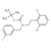 950502-27-9 tert-butyl N-[2-(2,6-dichlorophenyl)ethyl]-N-[(3-iodophenyl)methyl]carbamate chemical structure