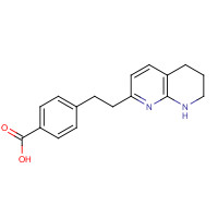 210694-05-6 4-[2-(5,6,7,8-tetrahydro-1,8-naphthyridin-2-yl)ethyl]benzoic acid chemical structure