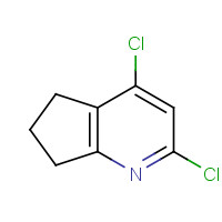 56946-65-7 2,4-dichloro-6,7-dihydro-5H-cyclopenta[b]pyridine chemical structure