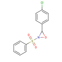 104393-74-0 2-(benzenesulfonyl)-3-(4-chlorophenyl)oxaziridine chemical structure