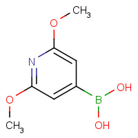 1220188-37-3 (2,6-dimethoxypyridin-4-yl)boronic acid chemical structure