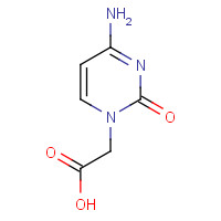 50615-65-1 2-(4-amino-2-oxopyrimidin-1-yl)acetic acid chemical structure