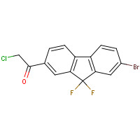 1378387-81-5 1-(7-bromo-9,9-difluorofluoren-2-yl)-2-chloroethanone chemical structure