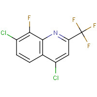 1150164-86-5 4,7-dichloro-8-fluoro-2-(trifluoromethyl)quinoline chemical structure