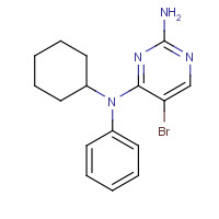 1169698-62-7 5-bromo-4-N-cyclohexyl-4-N-phenylpyrimidine-2,4-diamine chemical structure