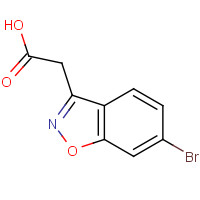 540750-32-1 2-(6-bromo-1,2-benzoxazol-3-yl)acetic acid chemical structure