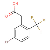 1214377-70-4 2-[5-bromo-2-(trifluoromethyl)phenyl]acetic acid chemical structure