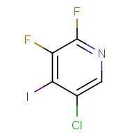 406676-26-4 5-chloro-2,3-difluoro-4-iodopyridine chemical structure