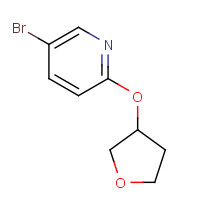494771-98-1 5-bromo-2-(oxolan-3-yloxy)pyridine chemical structure