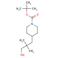 203662-03-7 tert-butyl 4-(3-hydroxy-2,2-dimethylpropyl)piperidine-1-carboxylate chemical structure