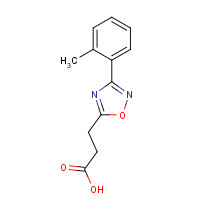 94192-15-1 3-[3-(2-methylphenyl)-1,2,4-oxadiazol-5-yl]propanoic acid chemical structure