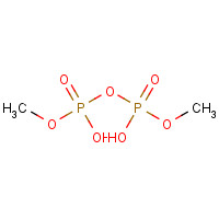 26644-00-8 [hydroxy(methoxy)phosphoryl] methyl hydrogen phosphate chemical structure