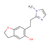 120722-12-5 6-[2-(1-methylimidazol-2-yl)ethyl]-2,3-dihydro-1-benzofuran-5-ol chemical structure