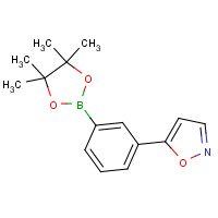 1403469-17-9 5-[3-(4,4,5,5-tetramethyl-1,3,2-dioxaborolan-2-yl)phenyl]-1,2-oxazole chemical structure
