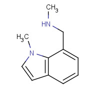 709649-75-2 N-methyl-1-(1-methylindol-7-yl)methanamine chemical structure