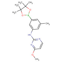 1312535-24-2 4-methoxy-N-[3-methyl-5-(4,4,5,5-tetramethyl-1,3,2-dioxaborolan-2-yl)phenyl]pyrimidin-2-amine chemical structure