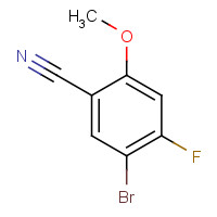 1379366-31-0 5-bromo-4-fluoro-2-methoxybenzonitrile chemical structure