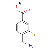 225528-27-8 methyl 4-(aminomethyl)-3-fluorobenzoate chemical structure