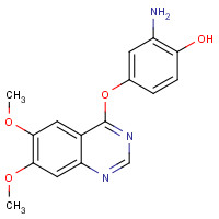 769961-56-0 2-amino-4-(6,7-dimethoxyquinazolin-4-yl)oxyphenol chemical structure
