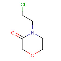 186294-84-8 4-(2-chloroethyl)morpholin-3-one chemical structure
