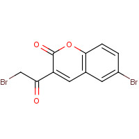 106578-01-2 6-bromo-3-(2-bromoacetyl)chromen-2-one chemical structure
