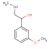 92188-49-3 1-(3-methoxyphenyl)-2-(methylamino)ethanol chemical structure
