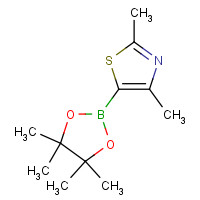 859833-13-9 2,4-dimethyl-5-(4,4,5,5-tetramethyl-1,3,2-dioxaborolan-2-yl)-1,3-thiazole chemical structure