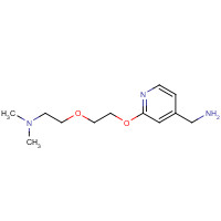 453563-04-7 2-[2-[4-(aminomethyl)pyridin-2-yl]oxyethoxy]-N,N-dimethylethanamine chemical structure