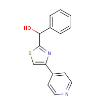 103317-23-3 phenyl-(4-pyridin-4-yl-1,3-thiazol-2-yl)methanol chemical structure