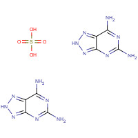 58502-11-7 sulfuric acid;2H-triazolo[4,5-d]pyrimidine-5,7-diamine chemical structure