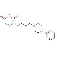 179756-57-1 2-[4-(4-pyrimidin-2-ylpiperazin-1-yl)butyl]-1,2,4-triazine-3,5-dione chemical structure