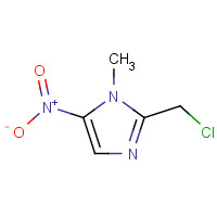 6905-07-3 2-(chloromethyl)-1-methyl-5-nitroimidazole chemical structure